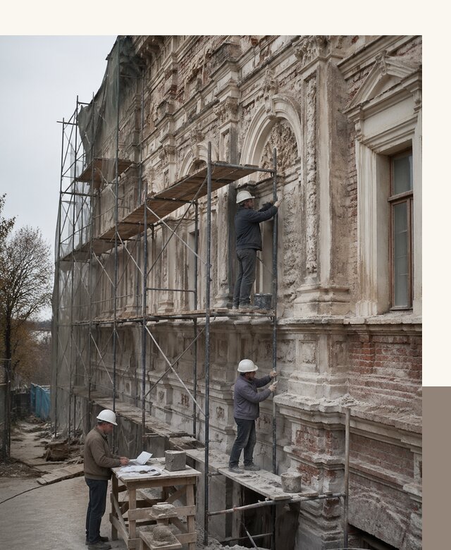 Реставрация объектов культурного наследия под ключ в Бердске